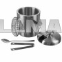 Відро для льоду - щипці + ложка Ruhhy 21159